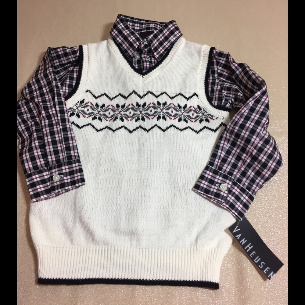 Little boys 2 pcs vest set.